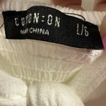 Cotton On White Tie Front Empire Waist Sleeveless Flowy Mini Dress Womens Large Photo 6