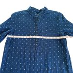 Marine layer Juniper Indigo Dyed Shirt Dress Womens Small Casual Boho Cotton Photo 3