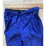 Patagonia Vintage  women Blue Waterproof windbreaker Track Pants w Side Zippers M Photo 1