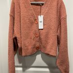 UGG  Nyomi Comfy Soft Pink Cardigan Sweater Photo 4