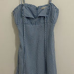 LA Hearts Plaid blue and white L.A Hearts Mini dress Photo 0