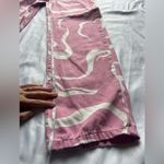 Cotton On Pink and White Swirly Loose Straight Jeans 4 Photo 12