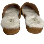 Madewell Tan Suede Slip on Pointed Toe Fur Lined Flats size 9 Photo 7