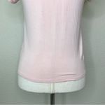 American Eagle  Pink Lace Up Short Sleeves Top Photo 7