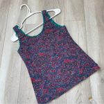 Vintage Lace Tank Top Paisley Purple Blue (medium) y2k retro funky grannycore Photo 3