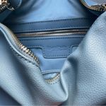 Bebe Crossbody Bag Faux Pebbled Leather Slate Blue Shoulder Purse Vegan Leather Photo 9