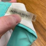 Victoria's Secret  Bikini Size 34B Green Blue Ruched Lightly Lined Underwire Swim Photo 2