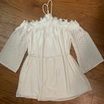 Blu Pepper White Off Shoulder mini Dress Photo 2