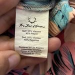 For Love & Lemons  Floral  Pink and Blue Tie Front Crop Top XS Photo 9