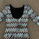 Love Reign  Sequin Bodycon, Backless Mid Sleeve Mini Dress Photo 6