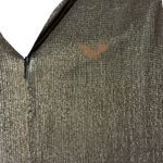 Black Halo Gold Hendricks Sleeveless V-Neck Metallic Cocktail Evening Gown 8 Photo 12