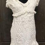 Angel Biba white lace dress. Size large Photo 0