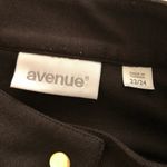 Avenue  Womens Jacket Asymmetric Zipper Pockets Stretch Brown Size 22/24 Photo 2