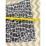 Black & White Geo Print Scoop‑Neck A‑Line Dress, 3/4 Sleeves, Size M/L Photo 3