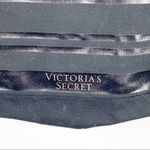 Victoria's Secret VICTORIA’S SECRET Black Side Lace Canvas Shoulder Tote Photo 2