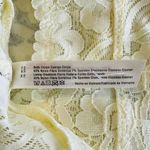 Free People Intimately Galloon Bralette Bra Medium Floral Lace Racerback Yellow Photo 7