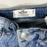 Hollister Curvy High Rise Mom Jeans Junior Size 7 Stretch Groovy Marbled Print Photo 5
