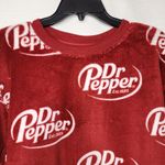 Dr pepper women's Medium fuzzy sweatshirt Red Photo 1