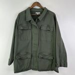 Good American Good‎ American Stretch Utility Chore Coat Green Size 6=2XL Photo 0