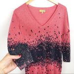 Princess Vera Wang Pullover Sweater Dress Pink falling letter graphic design S Photo 2