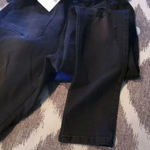 Black Label  High Rise Ankle Skinny‎ Jeans Button Fly Size Large Photo 7