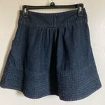 Forever 21  Vintage Dark Wash Denim Flare Skater Mini Skirt Photo 6