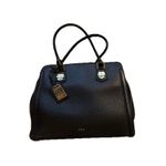Ralph Lauren Lauren  Women’s Black Pebbled Leather Handbag Purse Tote Photo 1
