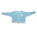 Taylor Swift  1989 Cardigan Blue White Cable Knit Sweater XS SM Taylor's Version Photo 2