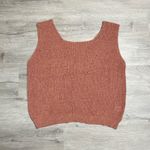 Sweet Rain  Button V Back Sleeveless Sweater Vest Sz Lg Women’s Light Rust Photo 7
