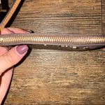 Michael Kors  Wristlet Card Case Coin Purse Brown MK Logo Zip Small Wallet‎ Photo 3