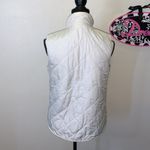 Miami reversible white grey sleeveless outdoor fleece puffer vest Photo 3