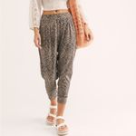 Free People  Harlow Harem Jogger Pants in Marled Chevron Pattern Size XS Photo 2