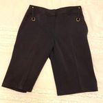 NWT G signature cropped pants Bermuda shorts Black Size 2 Photo 0