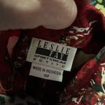 Vtg 90s Leslie Faye Equestrian button down blouse Size 10P Photo 1