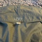 Loft Green Utility Jacket Lightweight Structured Photo 7