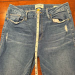 frame denim Frame‎ Denim Le Crop Mini Boot Distressed Jeans Medium Wash Size 28 Photo 9