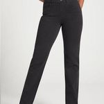 Betabrand Women’s Signature Mid-Rise Straight Leg Jeans in Black Size XXLP Photo 0
