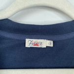 FAHERTY Sunwashed Pique Polo Dress Navy Blue Size Large Preppy Summer Classy Photo 4