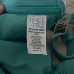 Time & Tru  teal bikini Top size 3x 24w - 26w plus size NWT Photo 2