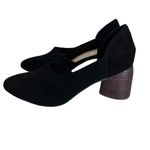 sbicca  Volin Women's Black Suede Block Heel‎ Shoes 9 M Black Photo 2