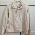 A New Day - white and gold quarter zip with pocket Photo 0