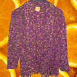 Ruby Rd BOHO‎ Orange, Pink, Purple and Green Open Front Sweater Pink Size L Photo 0