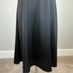 DKNY Sequin and Satin Sleeveless A-Line Midi Cocktail Dress Black Size 4 Photo 7