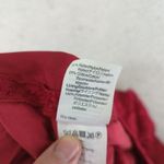 J.Crew Pintucked Pencil Skirt‎ Floral Lace F8660 Midi Pleated Red Women's Size 4 Photo 4