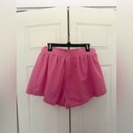 Showpo Terah Elasticated High Waisted Shorts Pink Casual Cotton Shorts US 12 Photo 4