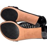 NEW Donald J. Pliner Black Leather Woven Verona Thong Sandals Heels Shoes size 7 Photo 9