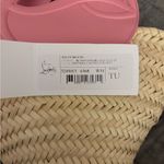Christian Louboutin Louboutin pink leather & raffia bag Photo 11