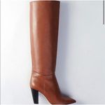 Maje NIB Fidel Tall Leather Boots in
Cognac Sz 37 $585 Photo 1