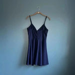 Francesca’s June & Ivy navy blue spaghetti string a line dress women’s size L‎ Size L Photo 1