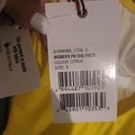 Perfect Moment Citron Sporty Modest Resort Logo One Piece Swim Suit Size S Yellow Photo 3